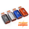 Pikkukuva 3 / 8: OTG-sovitin iOS-uros-tyypin c naarasliittimelle 20 W Fast PD Blue