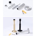 Miniatyrbilde 3 av 8: Hydraulisk buffer Dørstopper Rent kobber og aluminiumslegering Fl Silver