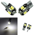 Pikkukuva 2 / 8: 2kpl T10 LED-polttimot Canbus 5630 8SMD rekisterikilven lamppu auton kartta Ice Blue