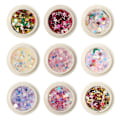 Miniatyrbilde 6 av 8: Julepynt Tips Snøfnugg Neglepaljetter Neglekunst Glitter 8