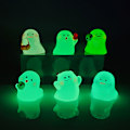 Miniatyrbillede 5 af 8: Mini lysende Halloween spøgelse ornament mikro landskab bil inte A6