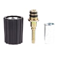 Miniatyrbilde 1 av 8: Høytrykksspyler Slangeinnsats Fittings DN6 D15mm Ringmutter M2