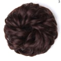 Pikkukuva 1 / 8: Synteettinen hiuspulla peruukki poninhäntä hiustenpidennys Scrunchie Elasti 3