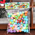 Miniatyrbild 3 av 5: 80st/påse Glitter Påskägg Färgglada Foam Fågelduvaägg DI 80Pcs