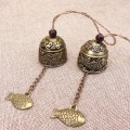 Miniatyrbilde 6 av 7: Carve Wind Chimes Bell Copper Yard Garden Decor Windbell Hangin I