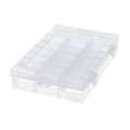 Miniatyrbilde 7 av 8: Transparent 24 Grids Oppbevaringsboks Plast Brodery Floss Bobbi
