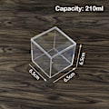 Miniatyrbillede 1 af 8: Firkantet Høj Transparent Plastic Box Betta Breeding Box Mini Can A5