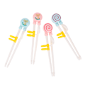 Miniatyrbilde 7 av 8: 1 Par pinner Plast For Kids Cartoon Learning Sticks Training F