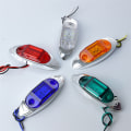 Miniatyrbilde 7 av 8: 12V 24V Auto 6LED Signallys Sidemarkør Tilhenger Signallampe Yellow