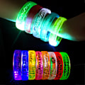 Miniatyrbillede 2 af 8: LED lysende armbånd 7 farve lys boble flash armbånd Runni F
