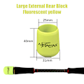 Pikkukuva 1 / 8: Vavan tulppa Onkivavan liukumaton kahva Case Lur fluorescent yellow 25mm