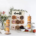 Miniatyrbild 3 av 5: Trä Donuts Vägg Display Stand Hållare A1