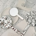 Miniatyrbilde 5 av 5: 1PC Retro håndholdt sminkespeil Bærbart skjønnhetsspeil Hjem B 05