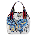 Miniatyrbilde 7 av 8: Vevde vesker for kvinner Skulderveske Retro Casual Tote Håndvesker Et B