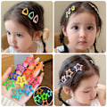 Miniatyrbilde 3 av 8: 10 STK Candy Color Luminous Star Hårklemmer For Barn Jenter Headw A3
