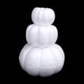 Miniatyrbilde 3 av 8: Skum Gresskar Hvit Blank Halloween Jul Simulering Gresskar 20cm
