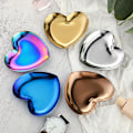 Miniatyrbilde 5 av 8: Nordic Style Oval smykker Oppbevaringsbrett Rustfritt stål Metal St J