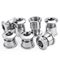 Miniatyrbilde 3 av 8: 5 stk Kjede Hjul Fix Disc Bolt Mutter Kjedering Veisykkeldeler Black C