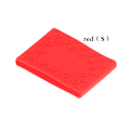 Miniatyrbillede 1 af 5: 1 STK skridsikker gummiklipper Grip Bands Fading Time Barber Clipp red/S