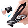 Miniatyrbillede 2 af 8: Negleklipper i rustfrit stål Finger Toe ter Trimmer & File Mani Silver