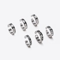 Pikkukuva 6 / 8: 6 kpl / set Jalkarengas auki Säädettävät varvasrenkaat Wave Pattern Alloy A1