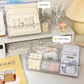 Miniatyrbillede 4 af 7: Akryl opbevaringsboks skrivebord kosmetik transparent plastikboks D A3