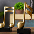 Miniatyrbilde 8 av 8: Enkle musikknoter Modell Ornament TV Cabinet Home Decoration A3