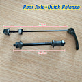 Miniatyrbillede 1 af 8: Cykel Quick Release + Forbagaksel Udløserstang foran rear