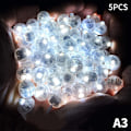 Pikkukuva 1 / 8: 5kpl LED-ilmapallovalo, pieni led-valo pyöreä led-pallolamppu Weddi A3