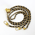 Miniatyrbillede 6 af 8: Læderhåndtag Taske Strap Rhombus Bag Bead Ball Chain Justerbar B4