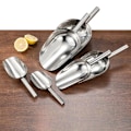 Miniatyrbillede 2 af 8: Rustfrit Slik Sukker Is Skraber Buffet Bar Måling S S