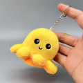 Miniatyrbilde 1 av 8: Mini Octopus e Plush Doll Reverse Toy Keychain Kawaii Fluffy St A5