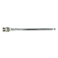Miniatyrbillede 3 af 7: FM-radioantenne BNC-stik Teleskopantenne 0,7m Rustfri