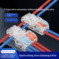 Miniatyrbilde 2 av 8: Mini Quick Terminal Block Rask T-type ledningskontakt Elektrisk S A19