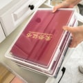 Miniatyrbillede 8 af 8: Book A4-dokumentopbevaringsboks Desktop-testpapiropbevaringscertifikat L