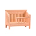 Miniatyrbilde 8 av 8: 1:12 Dukkehus Miniatyrseng Babyseng Cradle Seng Møbler Hjem