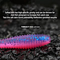Miniatyrbillede 5 af 8: 8 stk Aohu Long Casting Road Runner 7.5CM3.65G Skrue T-tail Roa A