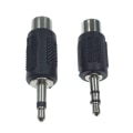 Miniatyrbillede 5 af 5: 1 Stk RCA Jack-stik til stik 3,5 MM Mono Stereo-stikadapter A