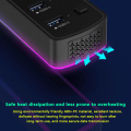 Miniatyrbilde 7 av 8: RGB USB 3.0 Hub 7 Porter Dataport Adapter 5Gbps High Speed ​​Indi USB