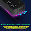 Pikkukuva 7 / 8: RGB USB 3.0 -keskitin 7 porttia Dataporttisovitin 5Gbps nopea Indi USB