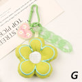 Pikkukuva 1 / 8: Sakura Fabric Flower Keychain Korut Lanyard Car Bag avaimenperä G