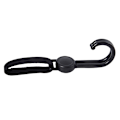 Miniatyrbillede 8 af 8: Sort Dobbelt Krog Baby Barnevogn Hanger Vogn Krog Fastgørelse Strol A1