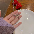 Miniatyrbilde 6 av 7: Zircon Bow Knot Anheng Halskjede for kvinner Design Elegant n Fas