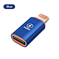 Miniatyrbild 7 av 8: OTG-adapter för iOS hane till typ c honkontakt 20W snabb PD Silver