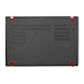 Pikkukuva 4 / 5: 4 kpl kumijalkatyyny Thinkpadille T490 T495 P43S T14 Bottom Ba