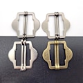 Miniatyrbilde 2 av 8: 3PCS Metall Dobbel Pin Spenne Elastisk Justering Rektangel Spenne A4