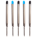 Miniatyrbillede 3 af 5: 10 stk 0,5 mm G2 Metal Rulle Kuglepen Refill Medium Nib 1