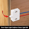 Miniatyrbillede 3 af 8: Garderobe Lysafbryder Dør Touch Switch Automatisk Belysning Cabi White