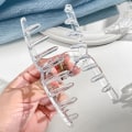 Miniatyrbilde 6 av 8: Gradientfarge Hårkloklemmer Geometriske Barrettes Krabbehår A Style7