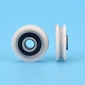 Miniatyrbillede 5 af 8: Høj kvalitet 5*21*6mm U-rille leje remskive linjeløft hjul A2